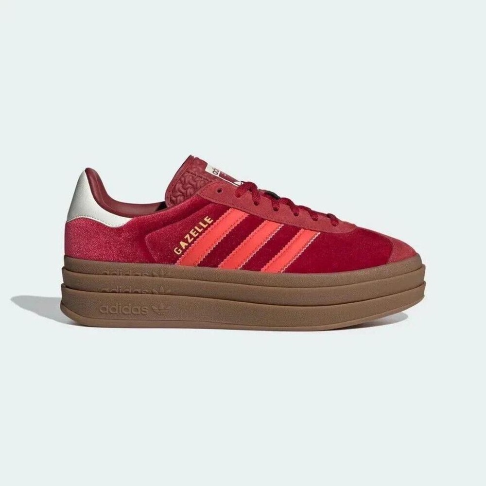 11W/10M - [NEW] Women's‎ adidas Gazelle Bold Shoe Red IG4388